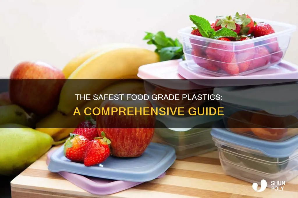what is the safest food grade plastic