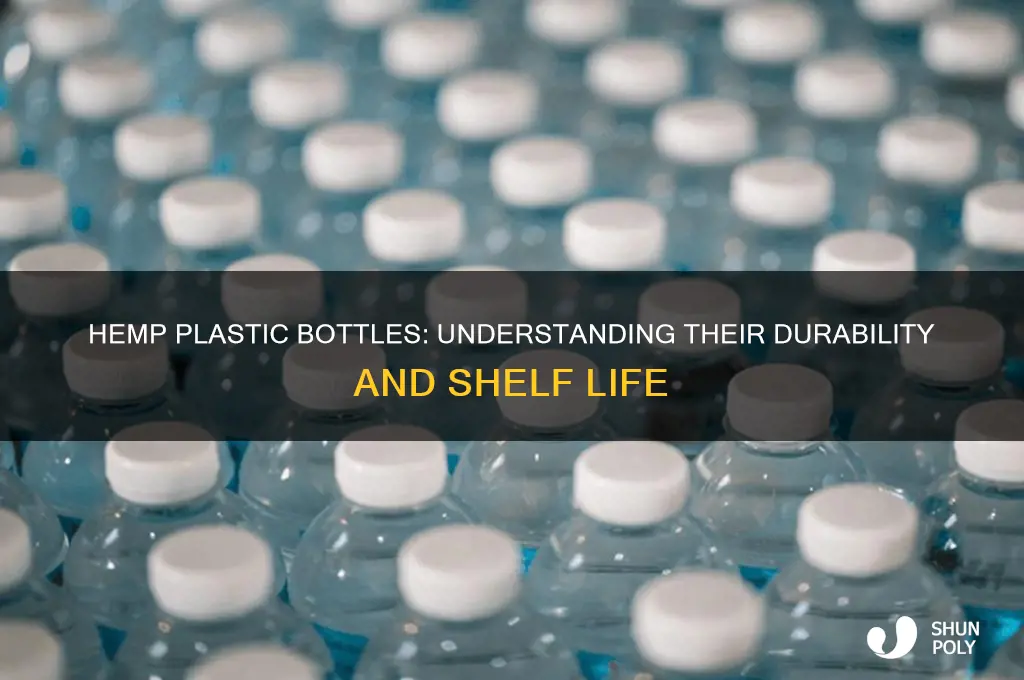 what is the shelf life of a hemp plastic bottle
