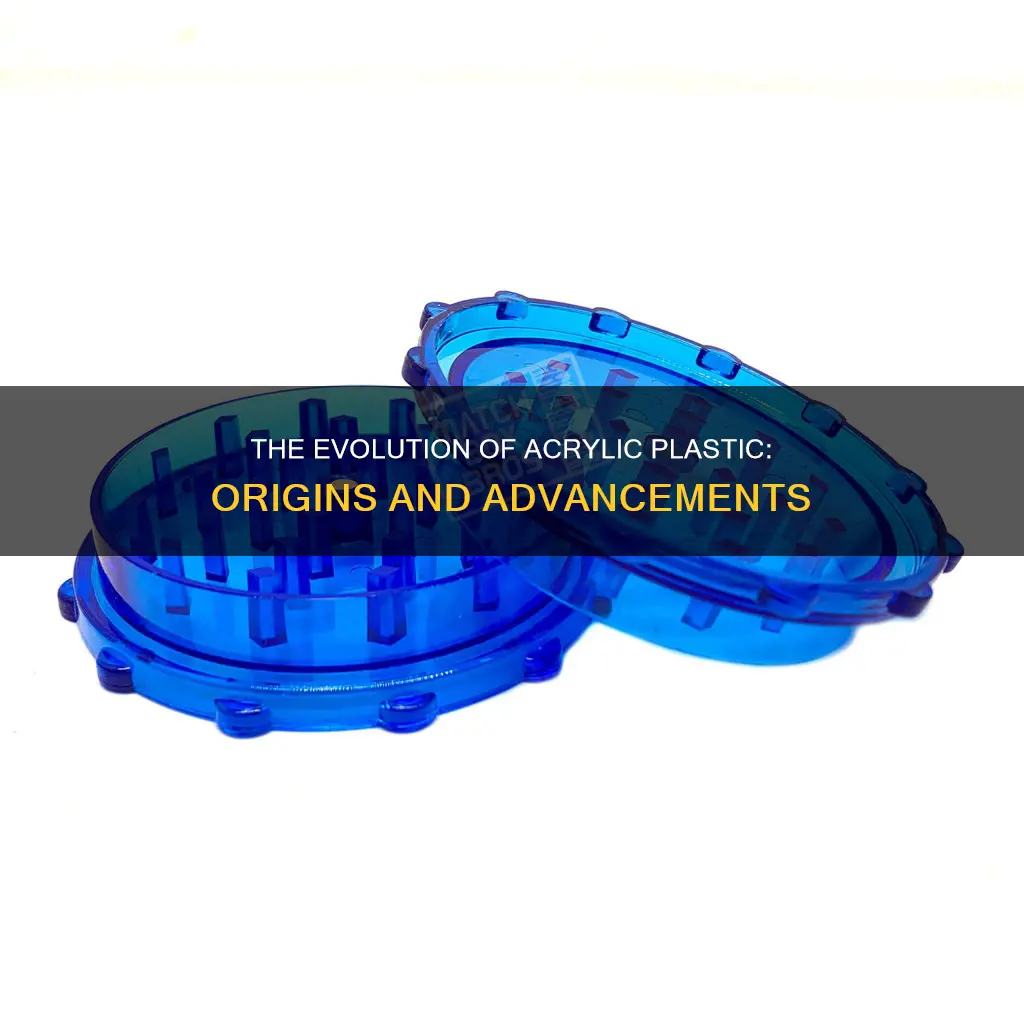 what is the source of acrylic plastic