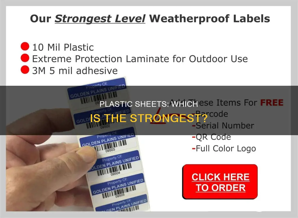 what is the strongest plastic sheet