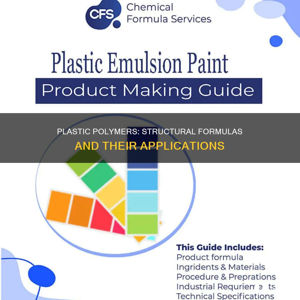 what is the structural formula of plastic