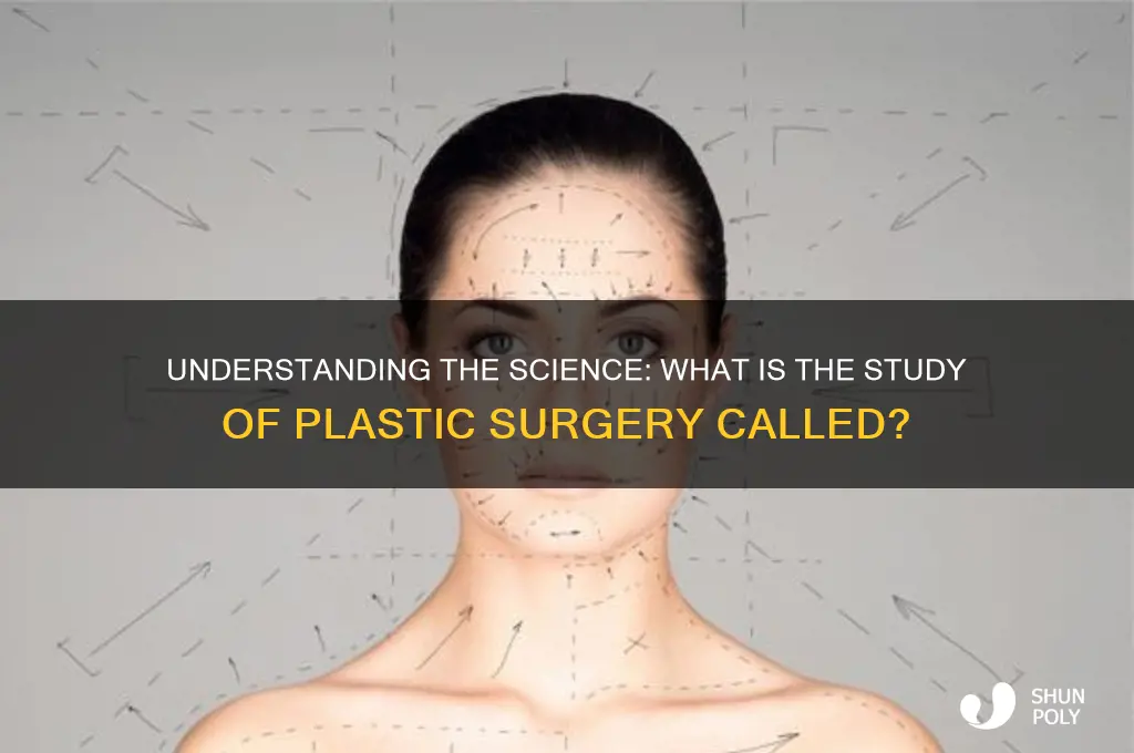 what is the study of plastic surgery called