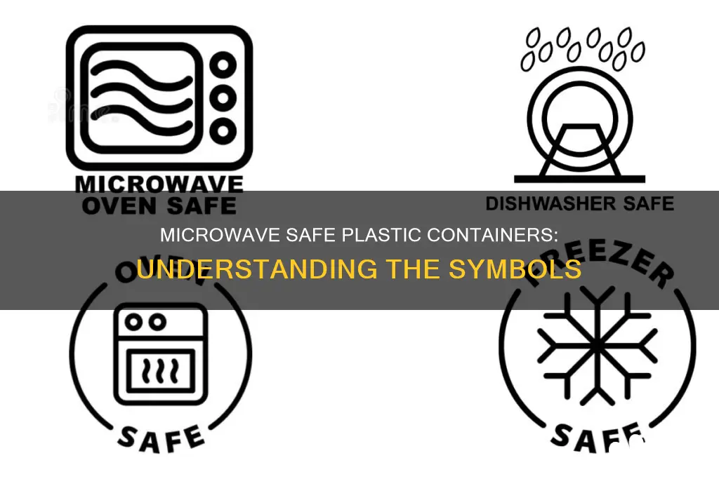 what is the symbol for microwave safe plastic containers