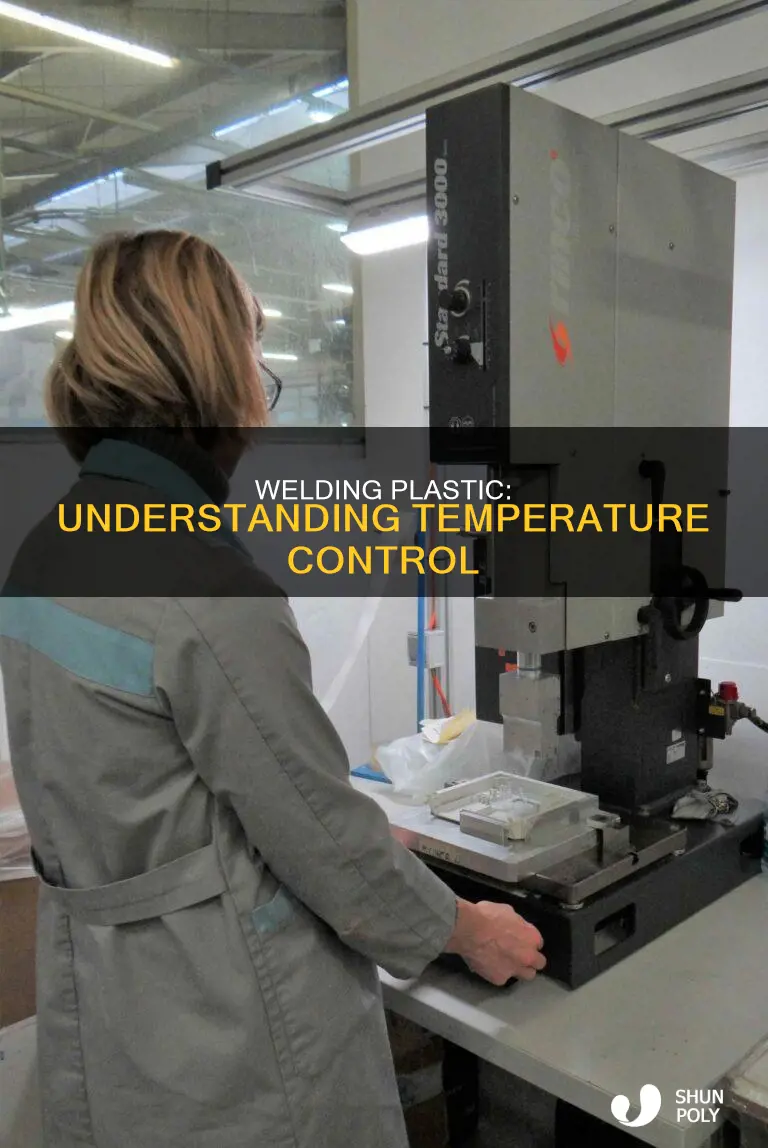 what is the temperature for welding plastic
