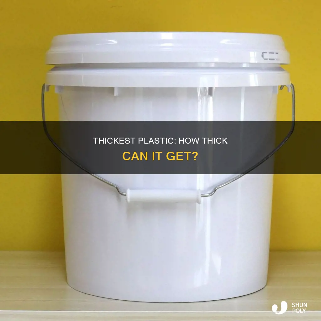 what is the thickest plastic available