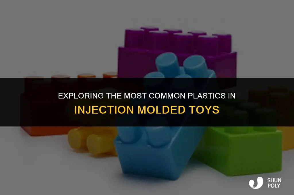 what is the typical plastic used in injection molded toys
