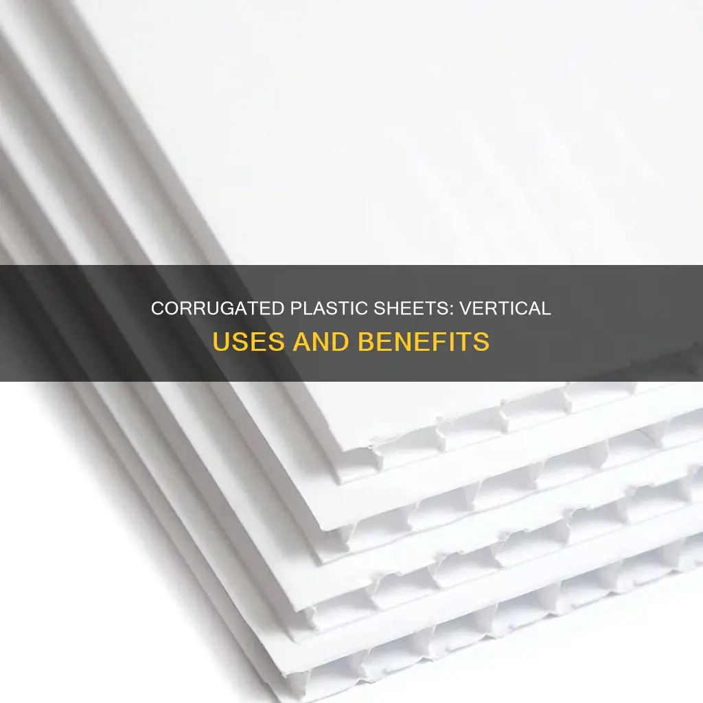 what is the vertical corrugated plastic sheets