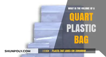 Understanding the Volume of a Quart-Sized Plastic Bag