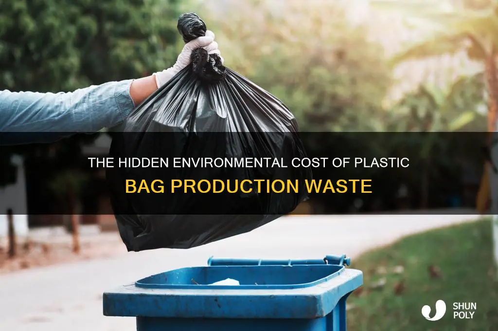 what is the waste produced from making plastic bags