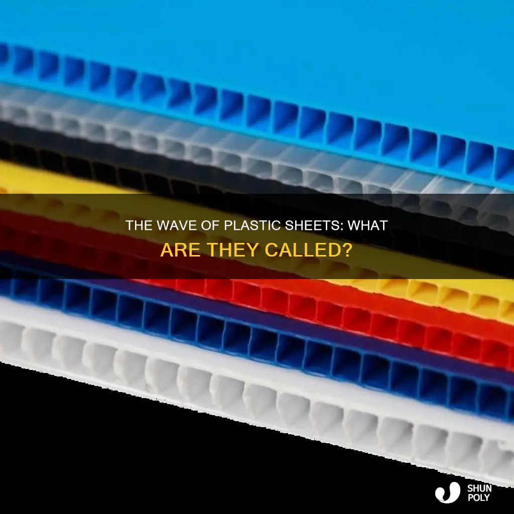 what is the wavey plastic sheets called