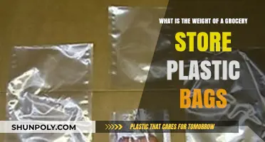 How Much Do Grocery Store Plastic Bags Weigh?