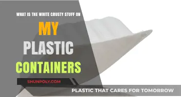 Plastic Containers: White Crust Mystery