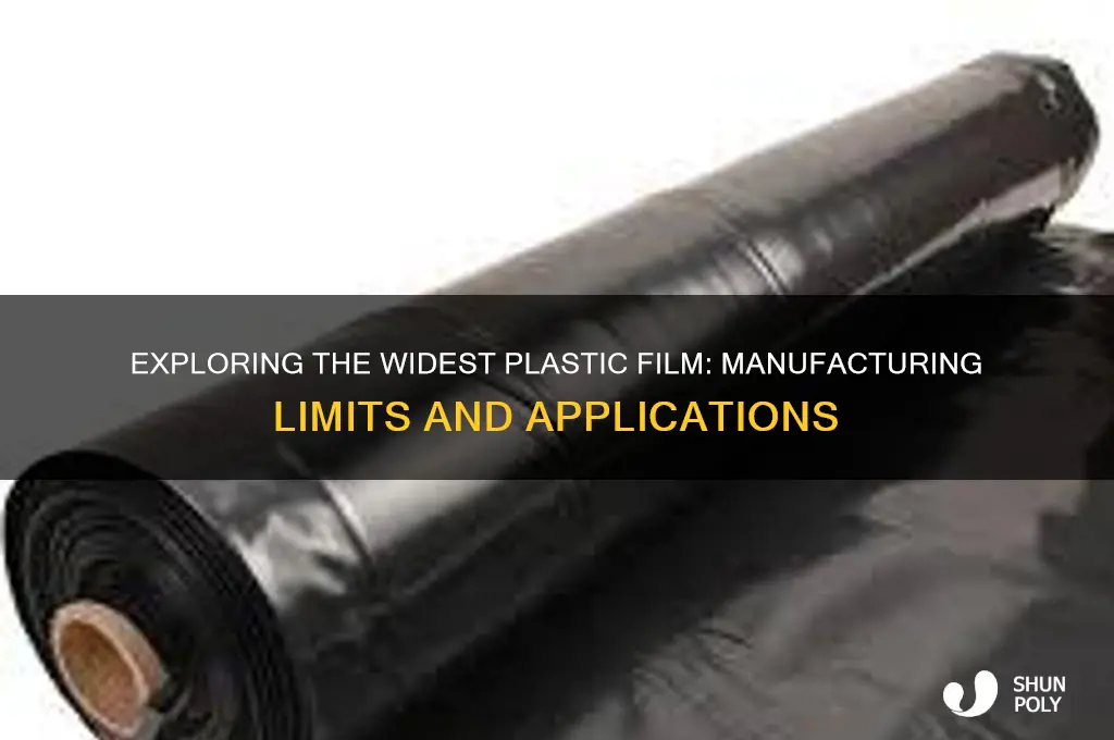 what is the widest plastic film made