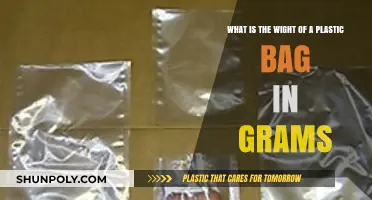 How Much Does a Plastic Bag Weigh in Grams?
