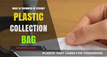 Understanding the Thickness of 1791087 Plastic Collection Bags