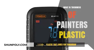 Painters' Plastic Thickness: How Thick is Too Thick?