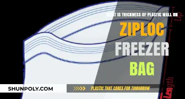 Ziploc Freezer Bag Plastic Wall Thickness: A Detailed Measurement Guide