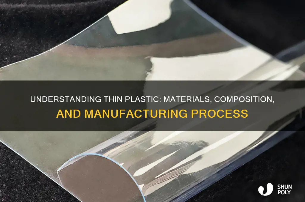 what is thin plastic made out of