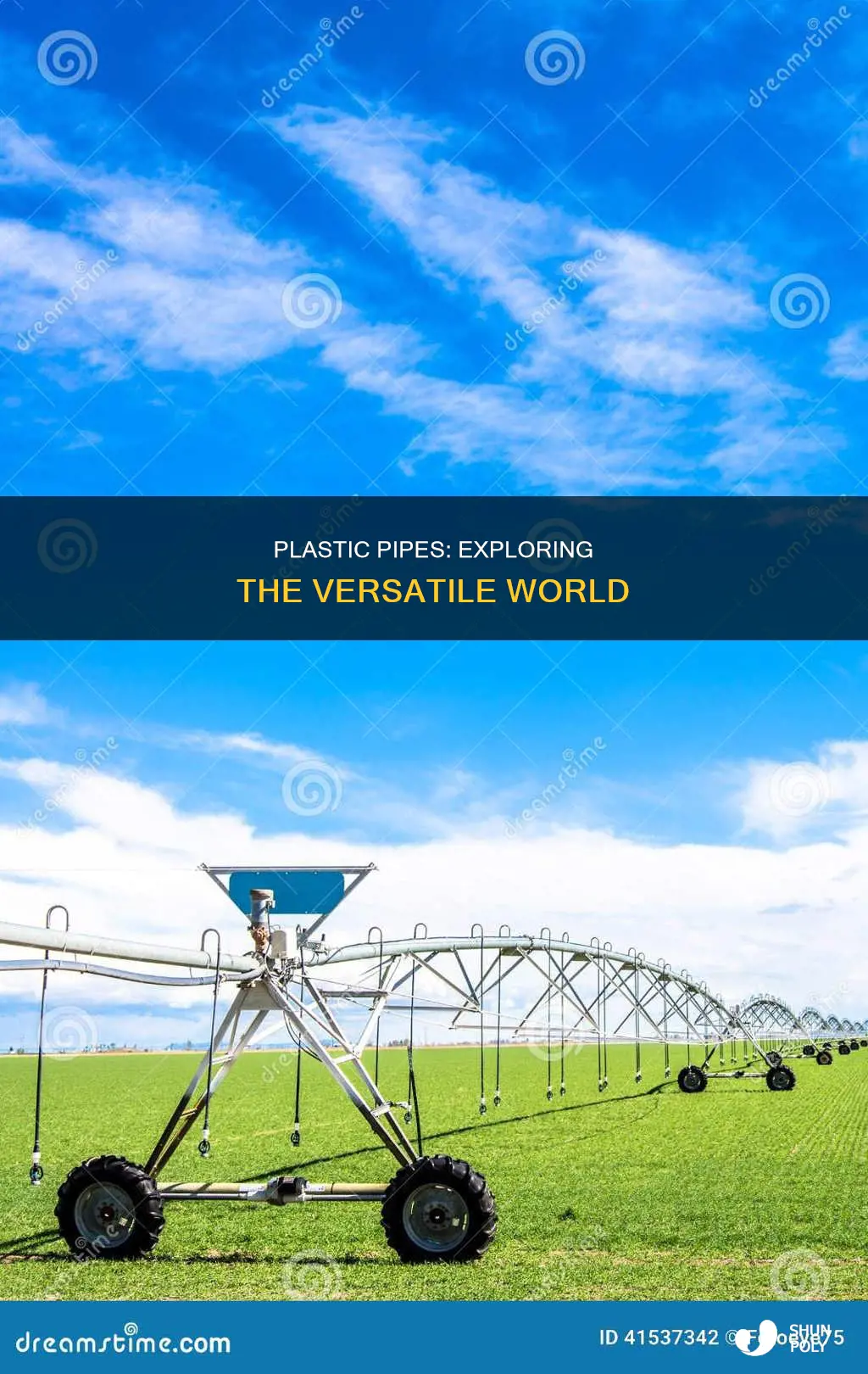 what is this field of plastic pipes