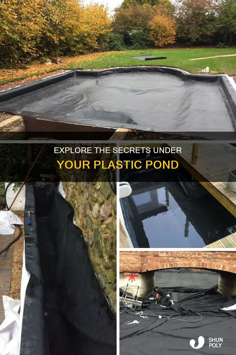 what is underneath a plastic pond