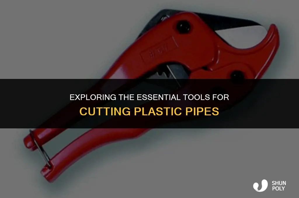 what is used to ut plastic pipe