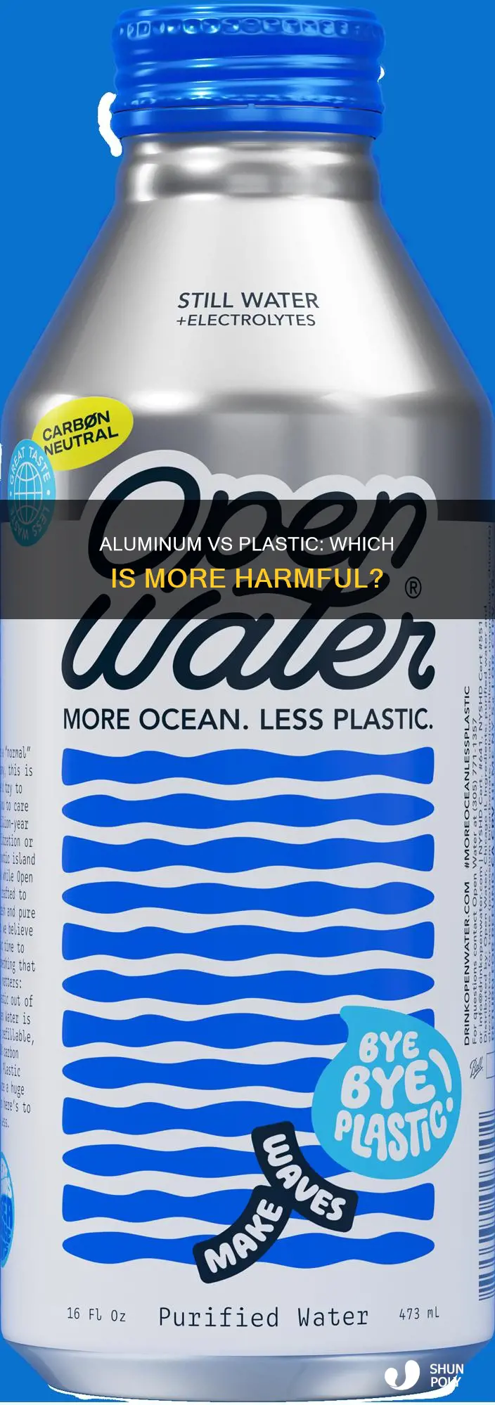 what is worse aluminum or plastic