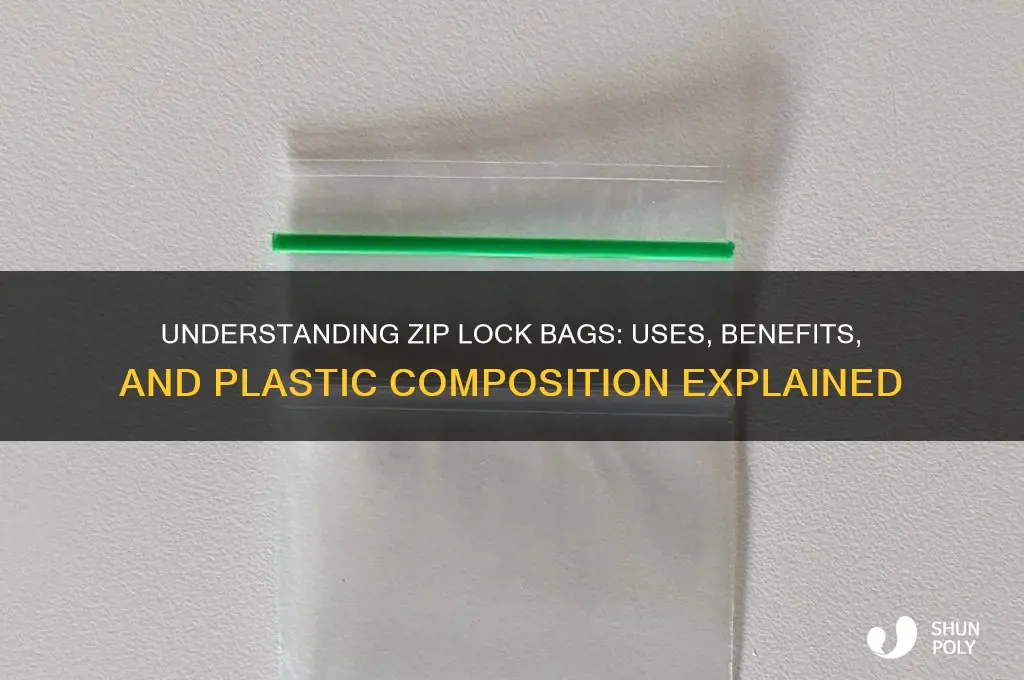 what is zip lock bags plastic