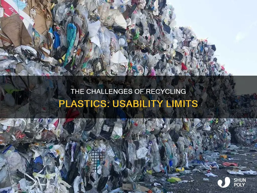 what issues limit the usability of recycled plastics