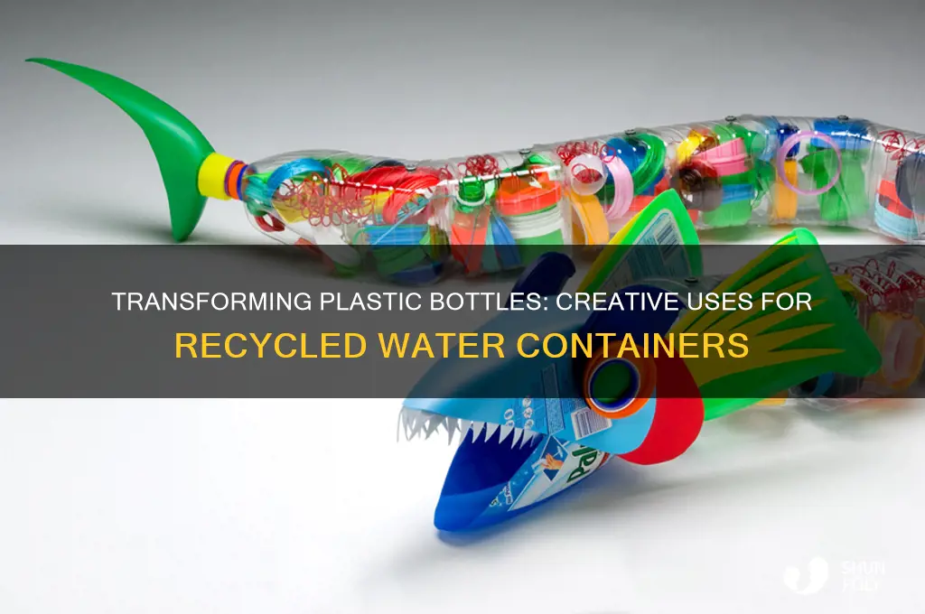 what items can recycled plastic water bottles be made into