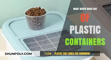 Keep Bugs Away: Seal Plastic Containers