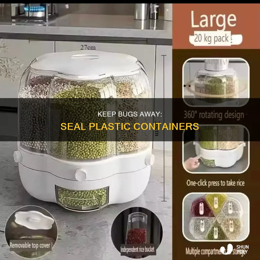 what keeps bugs out of plastic containers
