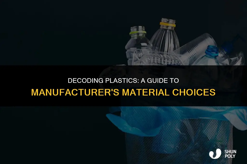what kimd of plastic do manufacturers use
