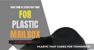 Best Clear Coat Paint to Use for a Plastic Mailbox