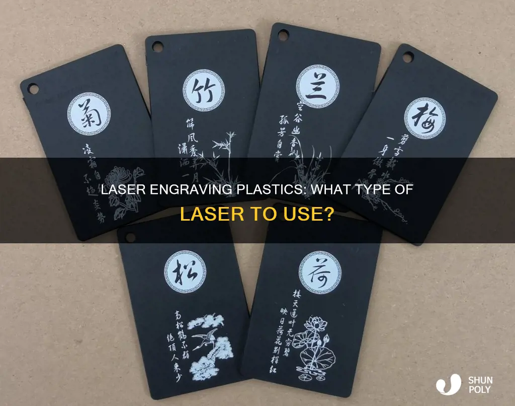 what kind of lazer engraves plastic