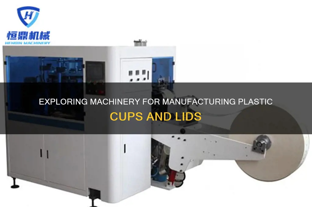 what kind of machines makes plastic cups and lids