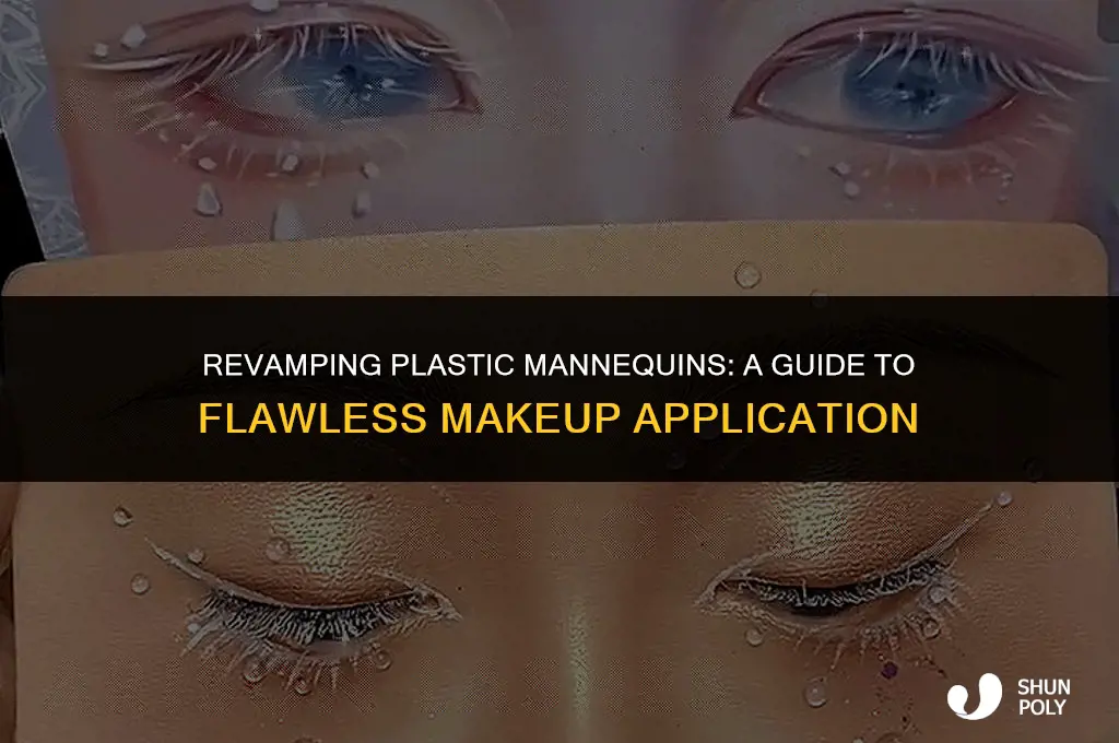 what kind of makeup to use on plastic mannequins