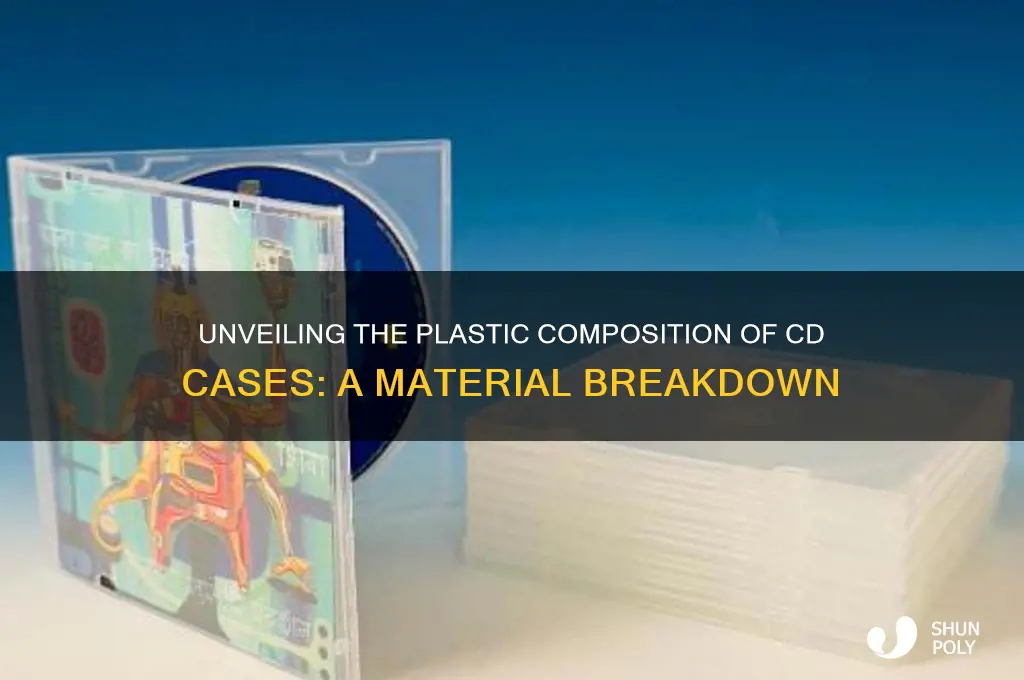 what kind of plastic are cd cases made of