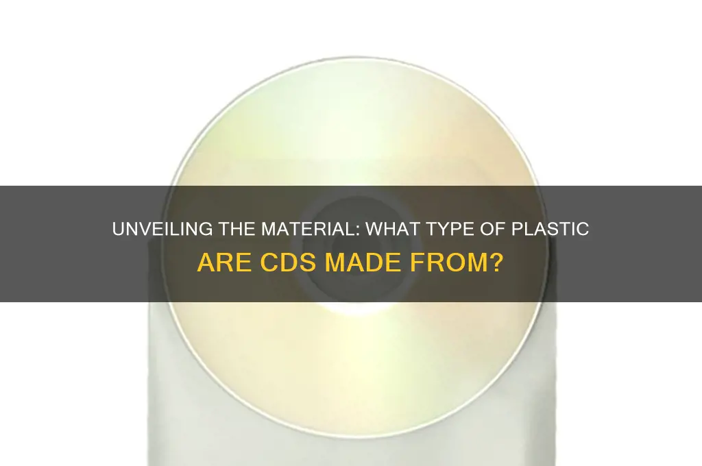 what kind of plastic are cds made from