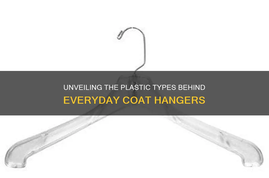 what kind of plastic are coat hangers made from
