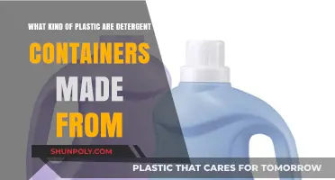Detergent Containers: Unveiling the Plastic Types Behind Their Construction