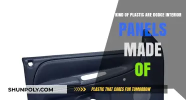 Dodge Interior Panels: Unveiling the Plastic Material Composition