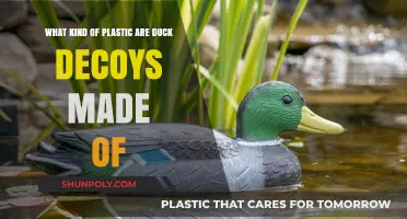 Unveiling the Plastic Materials Used in Crafting Duck Decoys
