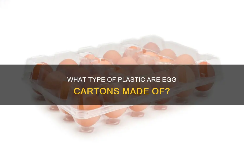 what kind of plastic are egg cortons made of
