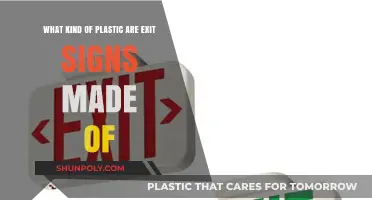 What Type of Plastic is Used for Exit Signs?