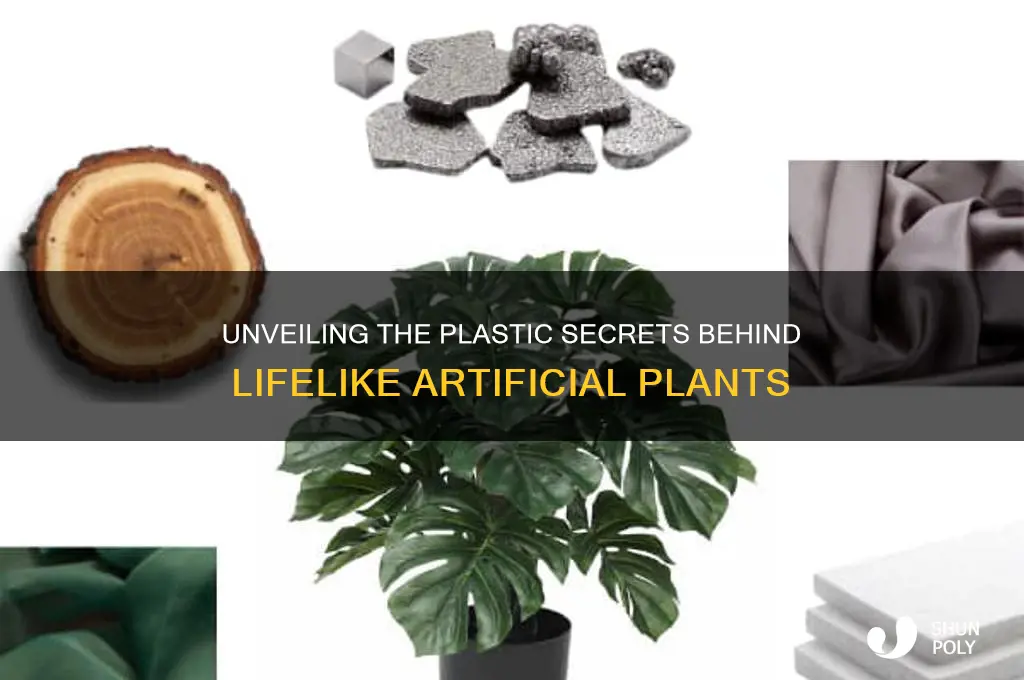 what kind of plastic are fake plants made of