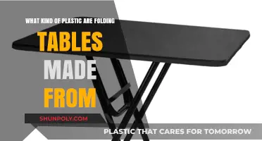 Understanding the Plastic Materials Used in Folding Table Construction