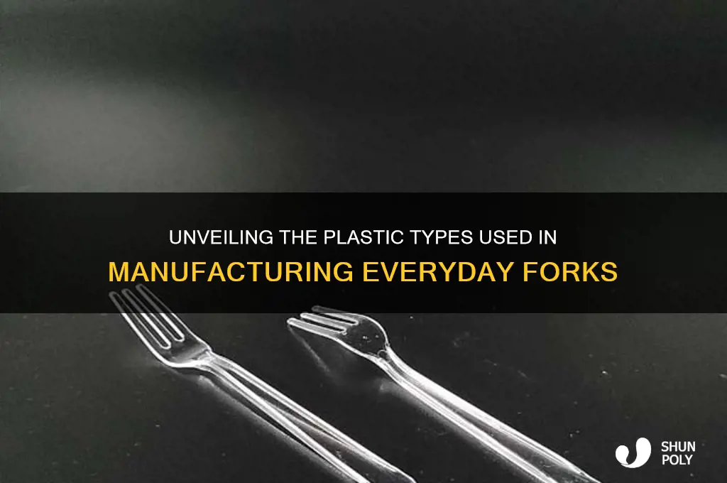 what kind of plastic are forks made of