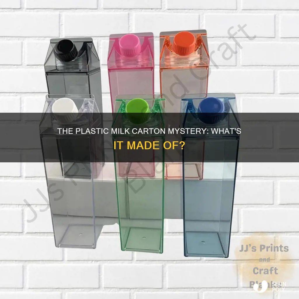 what kind of plastic are milk cartons