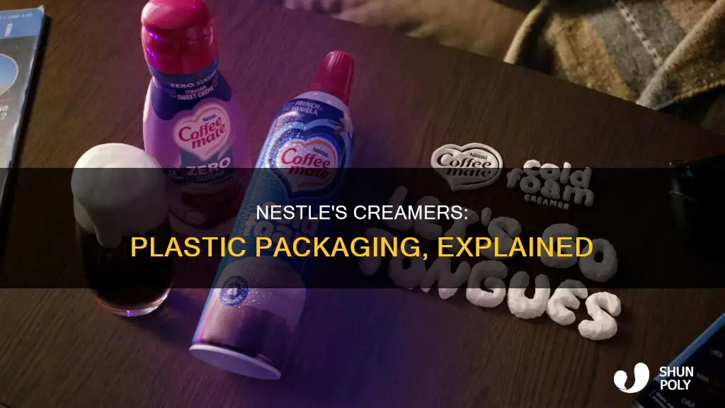 what kind of plastic are nestle creamers
