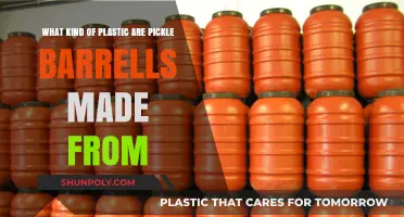 What Type of Plastic is Used for Pickle Barrels?